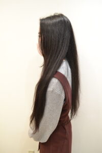 ビフォーアフター31cmバッサリカット 丸顔さんに似合う髪型 ヘアドネーション まとめられるボブ 宇都宮 美容室